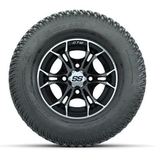 GTW Spyder Machined/Black 10 in Wheels with 20x10-10 Terra Pro S-Tread Traction Tires – Full Set