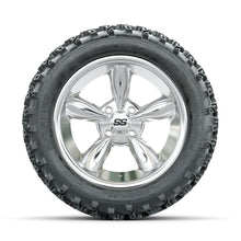 GTW Godfather Chrome 14 in Wheels with 23x10.00-14 Rogue All Terrain Tires – Full Set