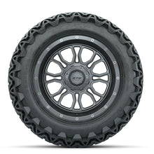 GTW Volt Gunmetal/Machined 14 in Wheels with 23x10-14 Predator All-Terrain Tires  Full Set