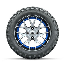 GTW Pursuit Blue 14 in Wheels with 23x10.00-14 Rogue All Terrain Tires – Full Set