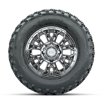 GTW Stellar Chrome 12 in Wheels with 23x10.00-12 Rogue All Terrain Tires  Full Set