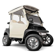 EZGO TXT Ivory 3-Sided Track-Style Enclosure w/Full Back & Hooks (Fits 1994.5-Up)