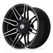 14″ GTW® Stealth Gloss Black with Machined Accents Wheel