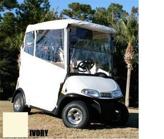 2014-Up EZGO Freedom TXT-T48 - Red Dot 3-Sided Ivory Over-The-Top Soft Enclosure