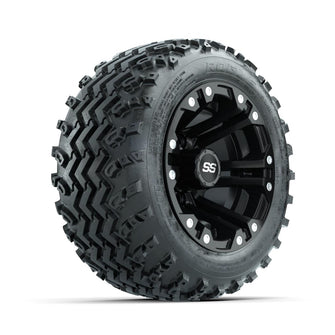 GTW Specter Matte Black 10 in Wheels with 18x9.50-10 Rogue All Terrain Tires – Full Set