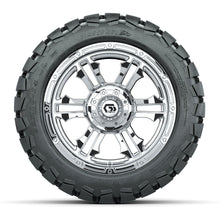 GTW Shogun Chrome 14 in Wheels with 22x10-14 Timberwolf All-Terrain Tires  Full Set