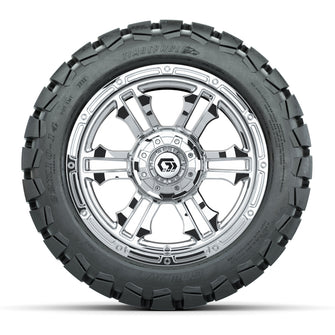 GTW Shogun Chrome 14 in Wheels with 22x10-14 Timberwolf All-Terrain Tires  Full Set