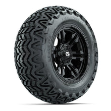 GTW® Shogun Gloss Black 14 in Wheels with 23x10-14 Predator All-Terrain Tires – Full Set