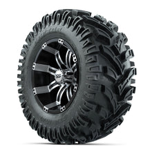 12ù GTW Tempest Black and Machined Wheels with 23" Raptor Mud Tires  Set of 4