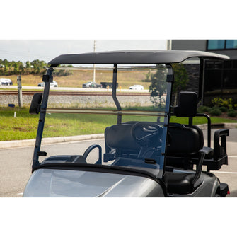 RedDot EZGO RXV Clear Folding 1/4" Windshield with Rubber Trim (Years 2024-Up)