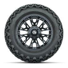 Set of (4) 14 in GTW® Stellar Black Wheels with 23x10-14 Predator All-Terrain Tires