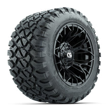 Set of (4) 12 in GTW® Stellar Black Wheels with 22x11-R12 Nomad All-Terrain Tires PN# A19-767