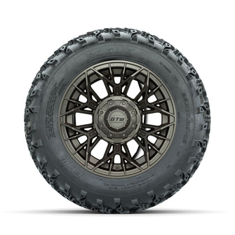 GTW Stellar Matte Bronze 12 in Wheels with 22x11.00-12 Rogue All Terrain Tires  Full Set