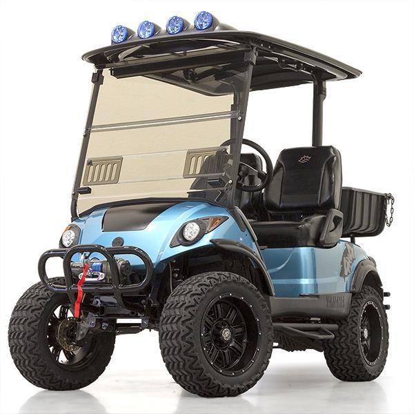 RedDot Yamaha Drive2 Tinted 1/4" Fold-Down Windshield with Vents (Years 2017-Up)