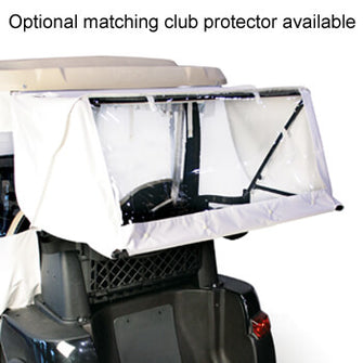 RedDot Club Car DS Straight Back w/ Hooks White 3-Sided Over-the-Top Enclosure (Years 1982-1999)