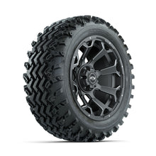 GTW Raven Ball Milled/Matte Grey 14 in Wheels with 23x10.00-14 Rogue All Terrain Tires  Full Set