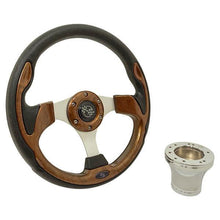 Club Car DS Woodgrain Rally Steering Wheel Kit (Fits 1982-Up)