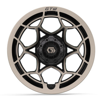 14″ GTW® Nexus Gloss Black with Satin Bronze Face Wheel