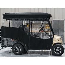 Club Car Precedent-Onward-Tempo - Red Dot Chameleon Black 4-Passenger Track Style Soft Enclosure