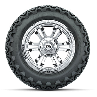 GTW Shogun Chrome 14 in Wheels with 23x10-14 Predator All-Terrain Tires  Full Set