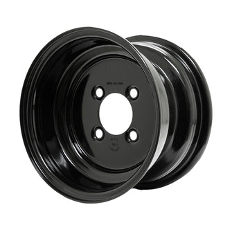 10" Black Steel Wheel (Centered)