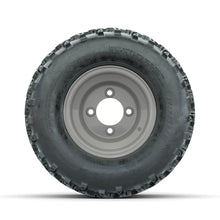 GTW Steel Club Car Grey Centered 8 in Wheels with 18x9.50-8 Rogue All Terrain Tires  Full Set