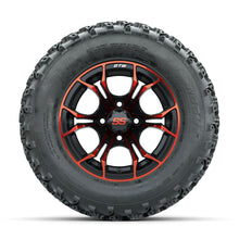 GTW Spyder Red/Black 12 in Wheels with 23x10.00-12 Rogue All Terrain Tires – Full Set