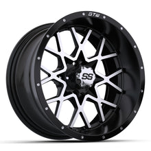 GTW Vortex Matte Black and Machined Wheel - 14 Inch