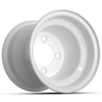 8" GTW White Steel Wheel (2:5 Offset)