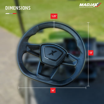 MadJax Cruise Steering Wheel with All-in-One Adapter Bundle