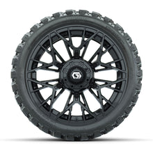 Set of (4) 15 in GTW Stellar Black Wheels with 23x10-R15 Nomad All-Terrain Tires