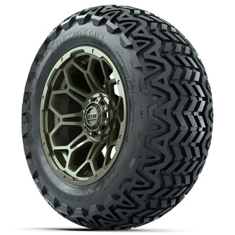 Set of (4) 14 in GTW Bravo Wheels with 23x10-14 GTW Predator All-Terrain Tires