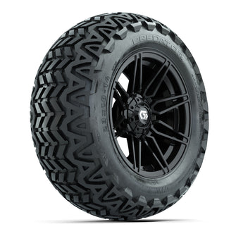 GTW Stealth Gloss Black 14 in Wheels with 23x10-14 Predator All-Terrain Tires  Full Set