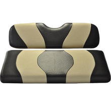 MadJax Wave Black/Tan Two-Tone Genesis 150 Rear Seat Covers