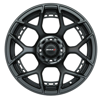 Set of (4) 15" MadJax Flow Form Evolution Matte Black Wheels with GTW Fusion GTR Street Tires