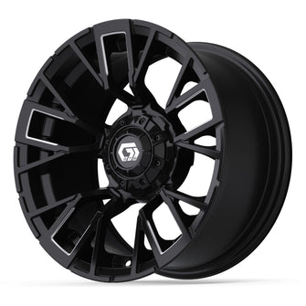 14" GTW Vandal Matte Black with Machined Accents Wheel