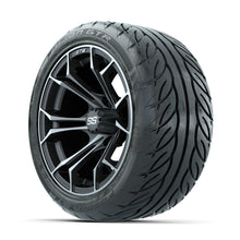 GTW Spyder Matte Grey 14 in Wheels with 225/40-R14 Fusion GTR Street Tires  Full Set