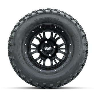 GTW Diesel Matte Black 12 in Wheels with 23x10.00-12 Rogue All Terrain Tires – Full Set