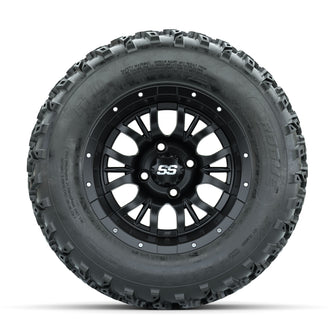 GTW Diesel Matte Black 12 in Wheels with 23x10.00-12 Rogue All Terrain Tires  Full Set