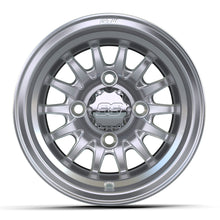 10" GTW Medusa Silver with Machined Accents Wheel