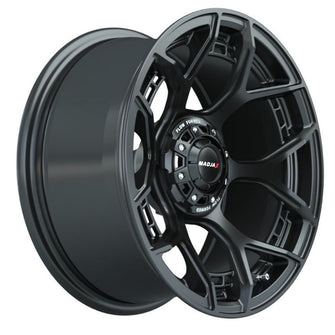 Set of (4) 15" MadJax Flow Form Evolution Matte Black Wheels with GTW Fusion GTR Street Tires