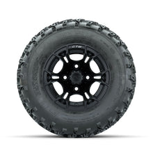 GTW Spyder Matte Black 10 in Wheels with 20x10.00-10 Rogue All Terrain Tires  Full Set