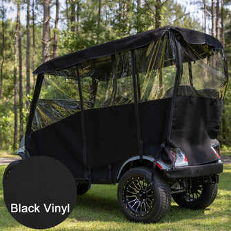 RedDot EZGO Liberty 4-Passenger Black 3-Sided Over-The-Top Enclosure