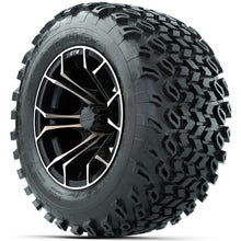 Set of (4) 12 in GTW Spyder Wheels with 22x11-12 Duro Desert All-Terrain Tires