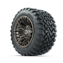 Set of (4) 12 in GTW® Stellar Matte Bronze Wheels with 22x11-R12 Nomad All-Terrain Tires