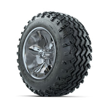 GTW Godfather Chrome 12 in Wheels with 22x11.00-12 Rogue All Terrain Tires  Full Set