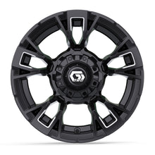 12" GTW Vandal Matte Black with Machined Accents Wheel