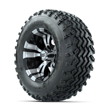 GTW Vampire Machined/Black 12 in Wheels with 23x10.00-12 Rogue All Terrain Tires  Full Set