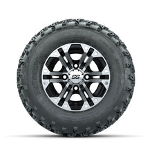 GTW Specter Machined/Black 10 in Wheels with 20x10.00-10 Rogue All Terrain Tires  Full Set