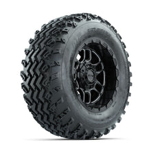 GTW Titan Machined/Black 12 in Wheels with 23x10.00-12 Rogue All Terrain Tires  Full Set